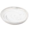 Thyme & Table Grey Marble Stoneware Round Dinner Plate