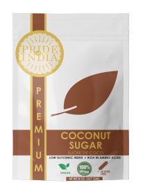 Coconut Sugar by Pride of India – Gourmet Grade & Gluten-Free – Diet-Friendly – Alternative to White Sugar – Add to Bakes/Beverages/Dishes - A