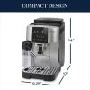 Coffee Machine for 12-Cup Carafe, Automatic Milk Frother, Removable and Dishwasher-safe Parts for Easy Clean Up, Coffee Makers