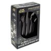 Thyme & Table 20-Piece Arden Stainless Steel Flatware Set, Black