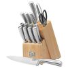 Chicago Cutlery Elston 16-Piece Kitchen Knife Set with Wood Block