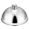 Dome Serving Dish Food Cover Stainless Steel Dome Food Meal Cover Steak Cover Cheese Melting For Home Restaurants Hotels Banquet