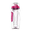 Fruit Infuser Water Bottle 32OZ Juice Shaker Sport w/ Flip Top Lid Anti-Slip Grips